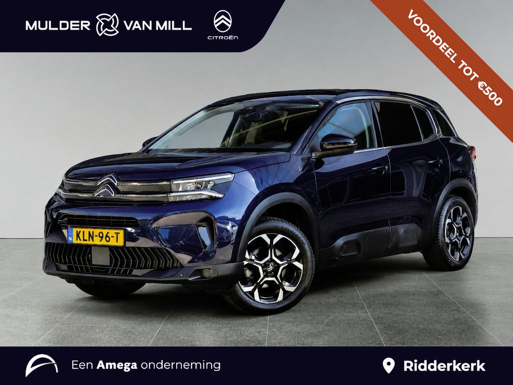 Citroën C5 Aircross Plus 1.2 Hybrid 145pk e-DSC6 | STOELVERW. | KEYLESS ENTRY | CAMERA | NAVI | VELOURS | VERSCHUIFBARE ACHTERBANK | CLIMA | CRUISE CONTROL |