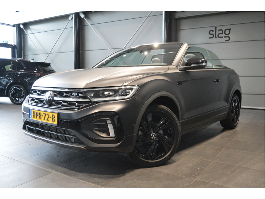 Volkswagen T-Roc Cabrio 1.5 TSI 3X R-Line Edition Grey leer trekhaak 150 pk !!