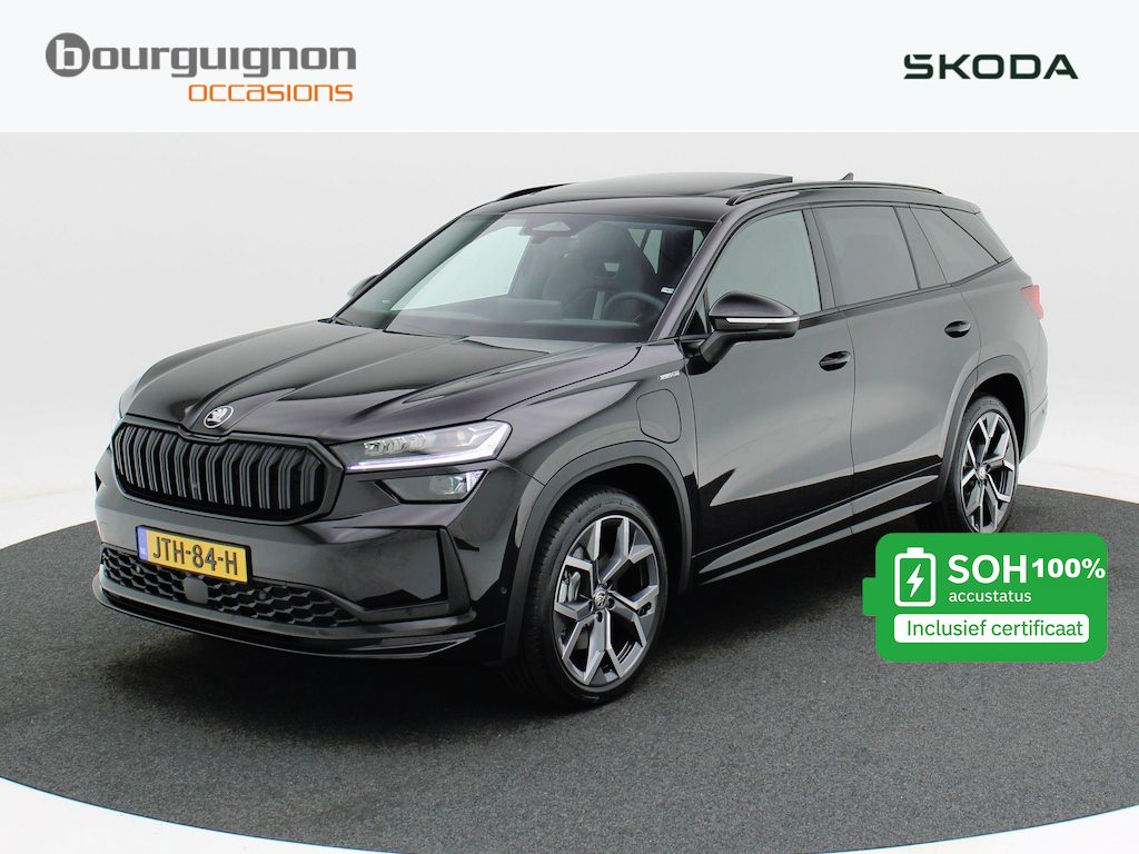 Skoda Kodiaq 1.5 TSi 204 Pk PHEV Sportline Business | Stoelverwarming | Trekhaak | 360 Camera | Panoramadak | Canton Audio | 20 Inch | 13.908 Km !!