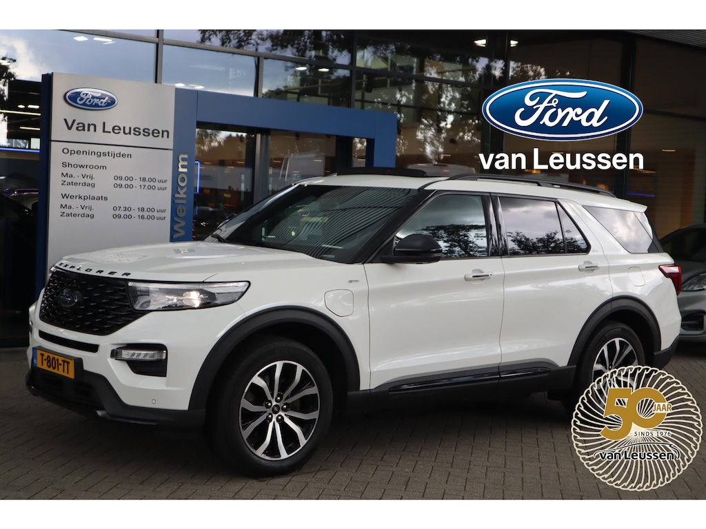 Ford Explorer 3.0 V6 PHEV 457PK ST-LINE PLUG-IN 7-PERS PANODAK LM-VELGEN AFN-TREKHAAK MEMORY-SEATS STOELVERW/VENT.