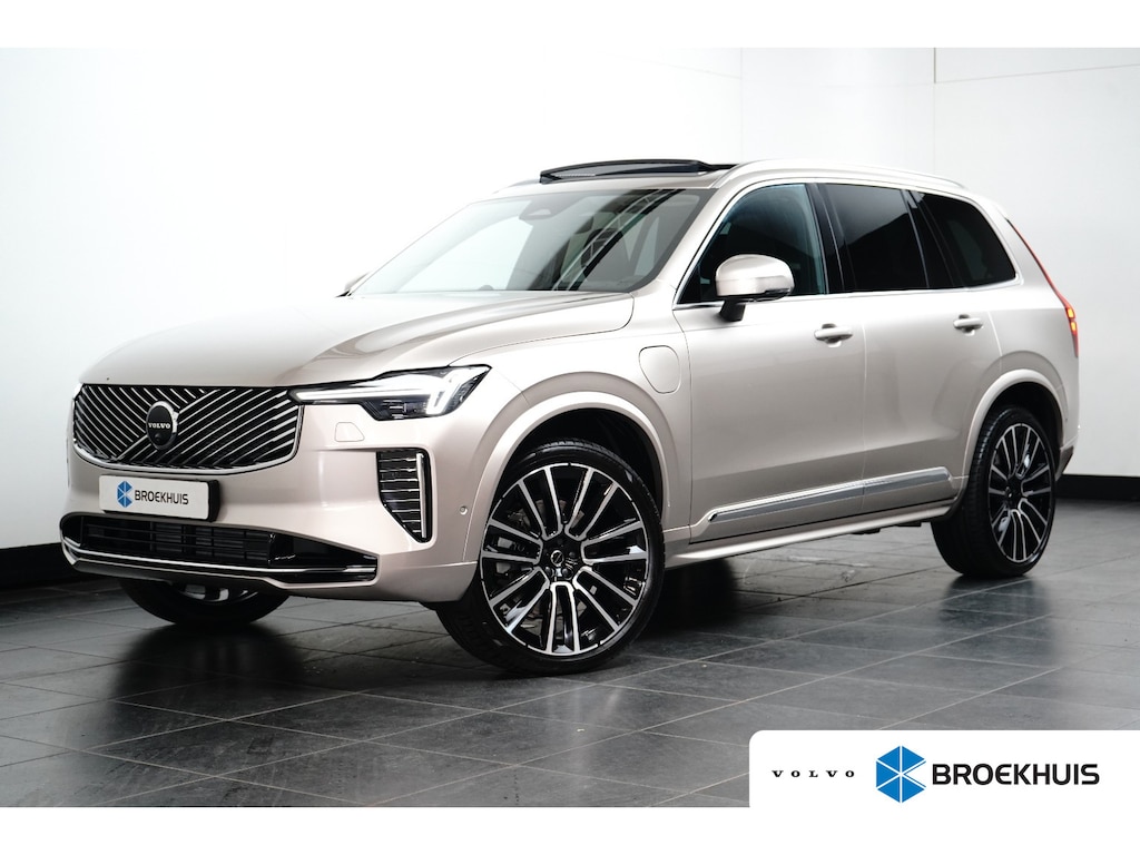 Volvo XC90 T8 Recharge AWD Ultra Bright Executive | Luchtvering | Bowers & Wilkins | Massage | Head-Up | 22" | Gelamineerd glas