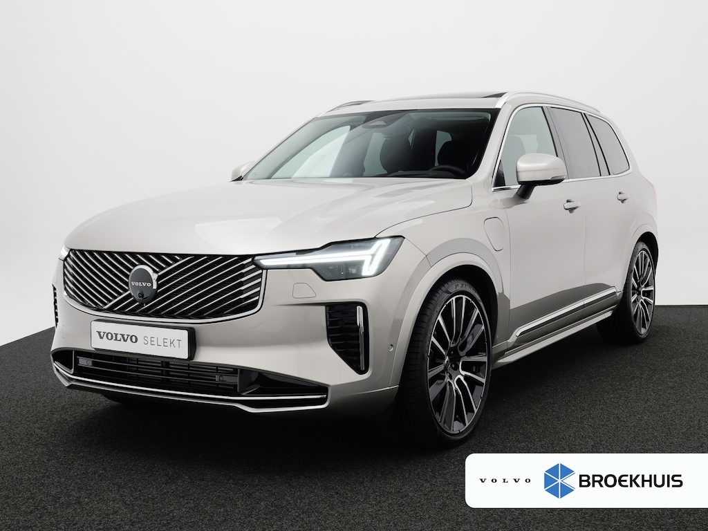 Volvo XC90 T8 Recharge AWD Ultra Bright Executive | Luchtvering | Bowers & Wilkins | Massage | Head-Up | 22" | Gelamineerd glas