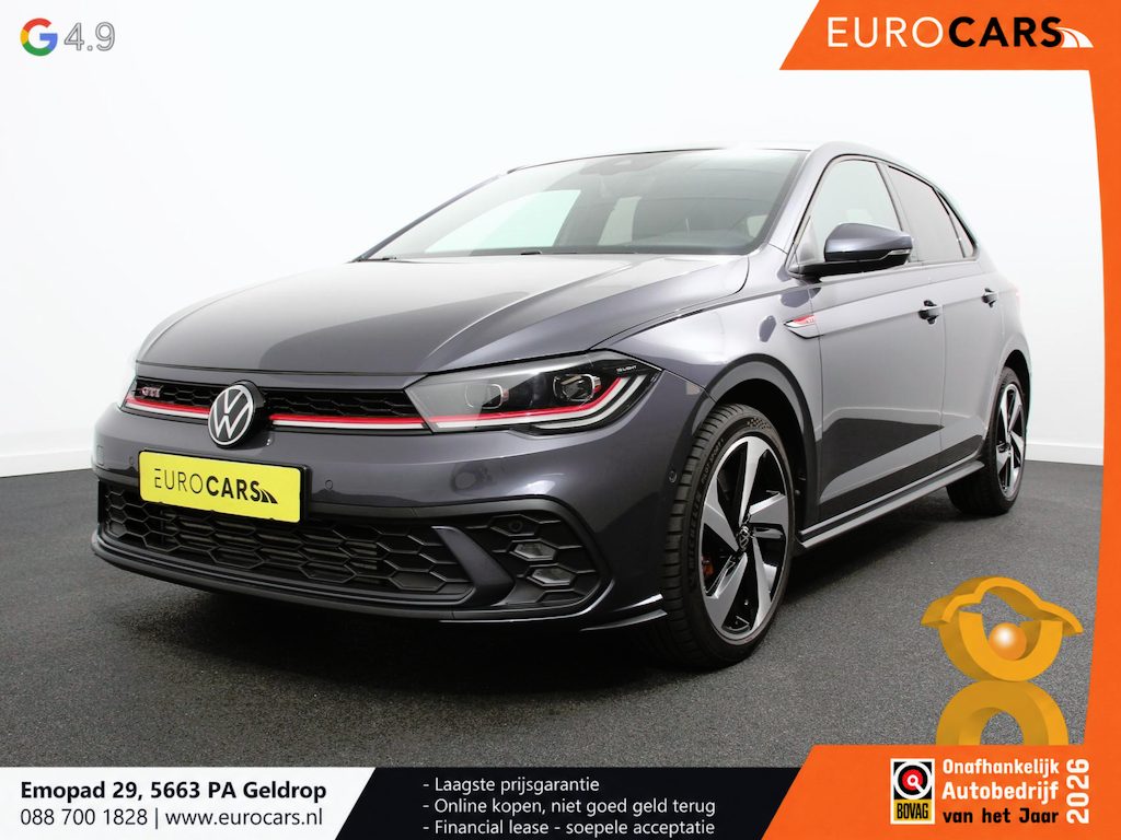 Volkswagen Polo 2.0 TSI GTI 207pk Automaat Digitale Cockpit Navigatie Appel Carplay/Android Auto Climate Control Extra getint Glas Stoelverwarming Dab Led Adaptive Cruise Control