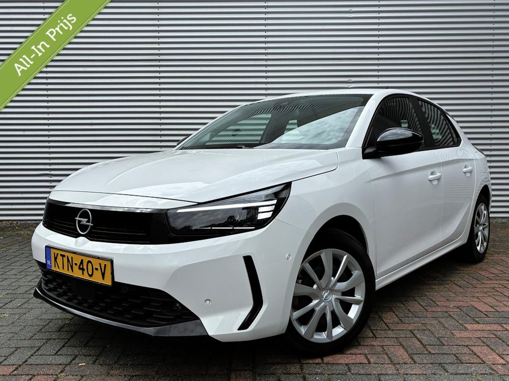 Opel Corsa 1.2 TURBO CARPLAY LED CRUISE 360 CAMERA PDC 2025 NIEUW MODEL EERSTE EIGENAAR 9339 KM GEREDEN PERFECTE STAAT VOL OPTIES INCL 2 JAAR GARANTIE AF FABRIEK