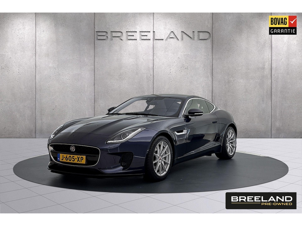 Jaguar F-Type P300 Coupe | Sapphire blue | Light Oyster | Elektrische Stoelen