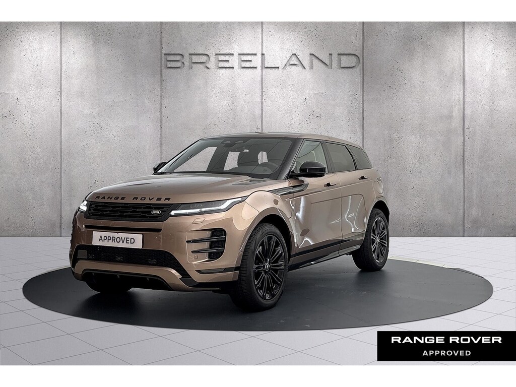 Land Rover Range Rover Evoque P270e Dynamic Edition SE | Black Pack | Panoramadak | Cold Climate Pack | 20 inch Gloss Black velgen Corinthian Bronze / Ebony