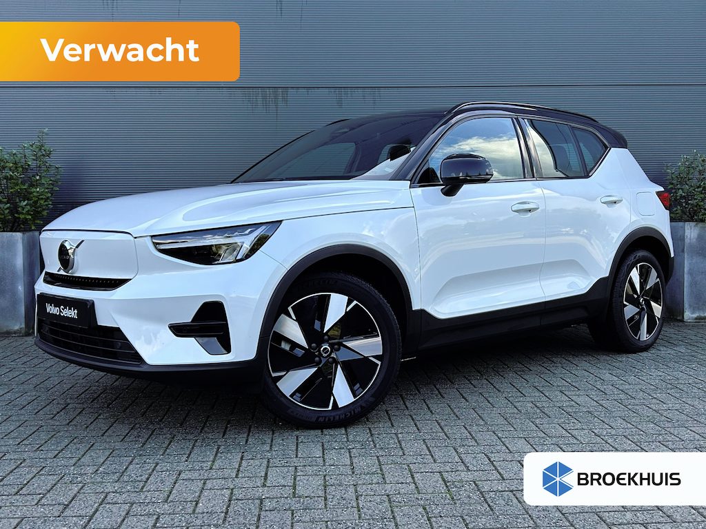 Volvo XC40 Single Motor Core 69 kWh RWD | Warmtepomp | RWD! | Stoel & stuurverwarming | Trekhaak | Crystal White | Camera |