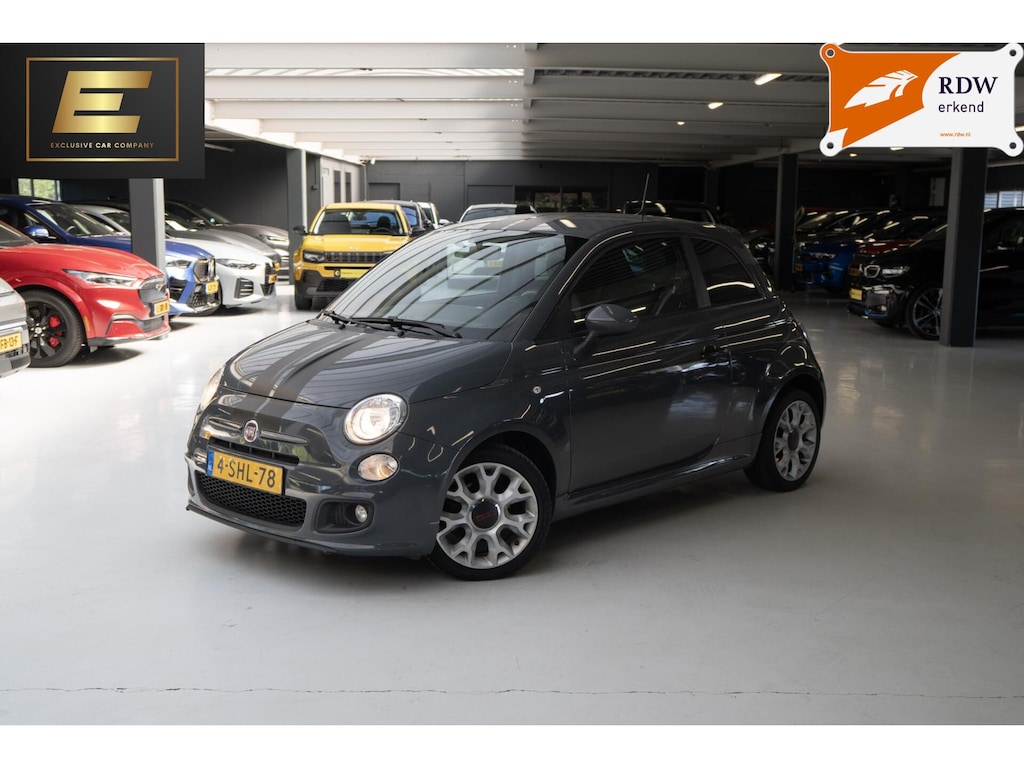 Fiat 500 0.9 TwinAir Lounge | Airco | Half leder | LMV