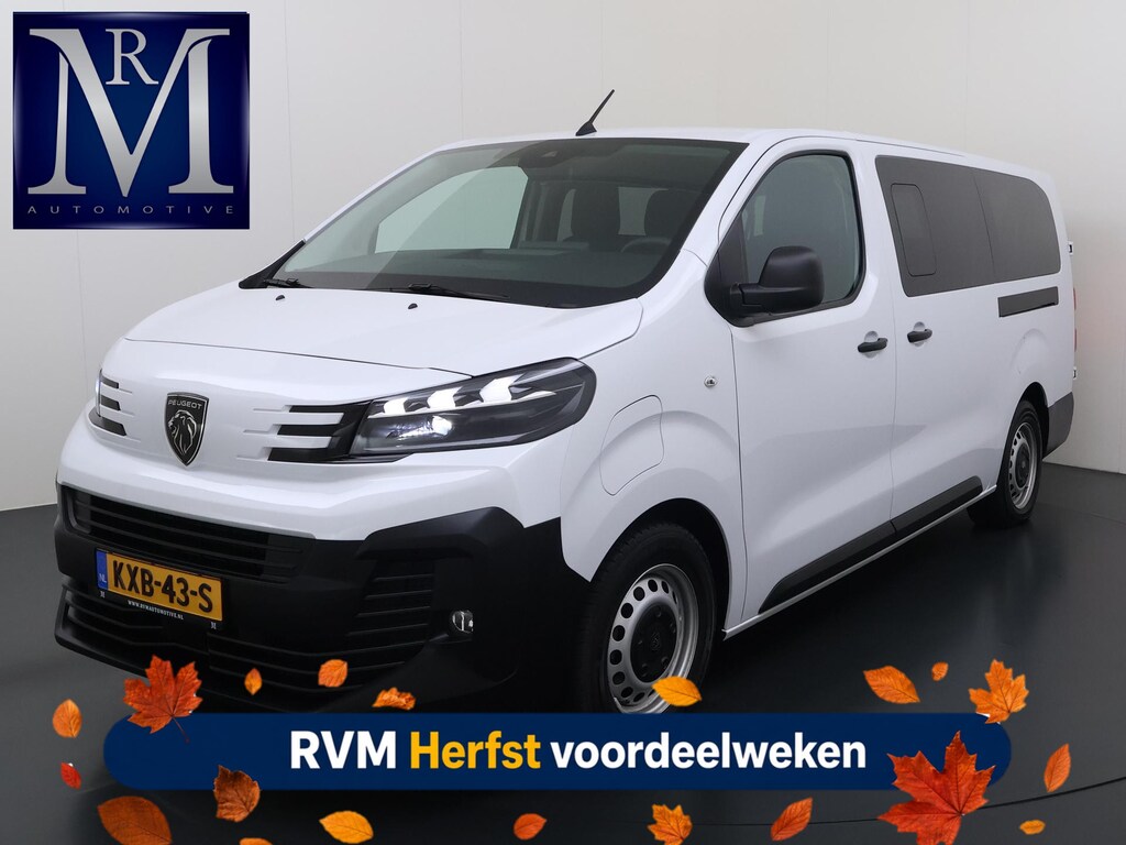 Peugeot e-Expert Long 75 kWh L3 VAN:42.900,- VOOR:39.877,- UW HERFSTVOORDEEL:3.023,- 9pl | SOH 95% | CAMERA | NAVIGATIE | BTW VERREKENBAAR | LED | CLIMA | FABRIEKSGARANTIE TOT 11-2027 | ALL-IN PRIJS
