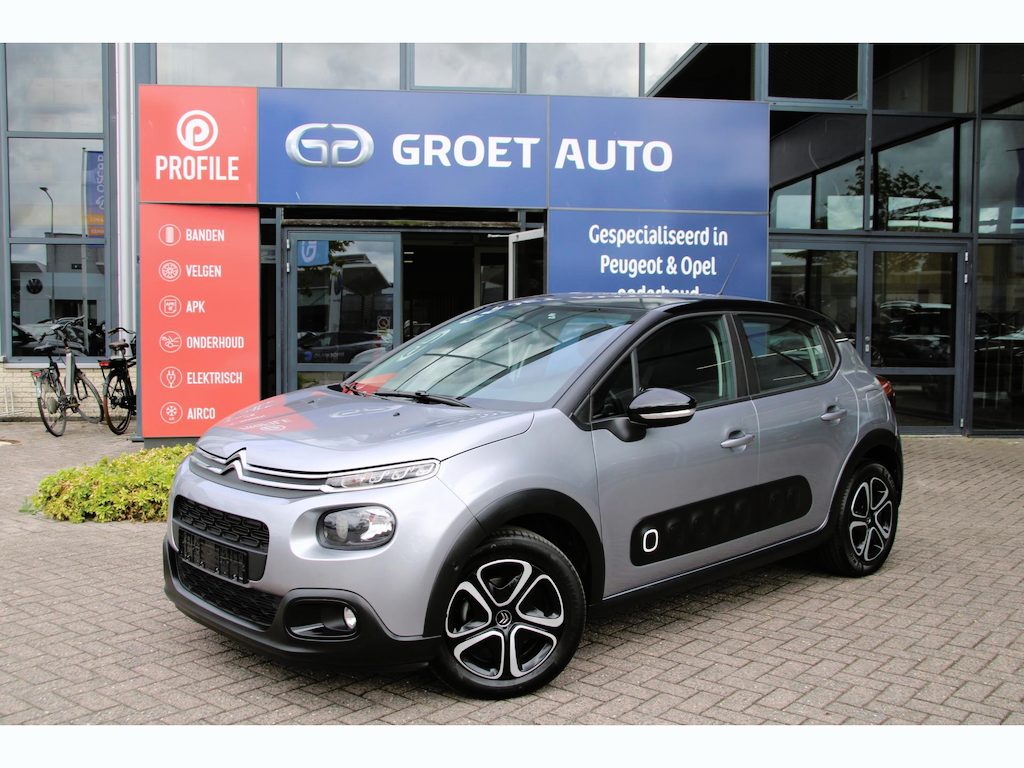 Citroën C3 1.2 PureTech 110pk Shine Automaat Airco Navi Camera Carplay 25.459km Nieuwstaat