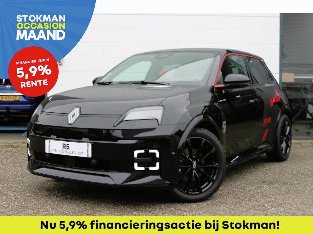 Renault R5 comfort range Iconic Black Cinq - 52 kWh | Speciale Editie | Lederen bekleding | Harman Kardon | DEMO VRAAG NAAR DE BESCHIKBAARHEID