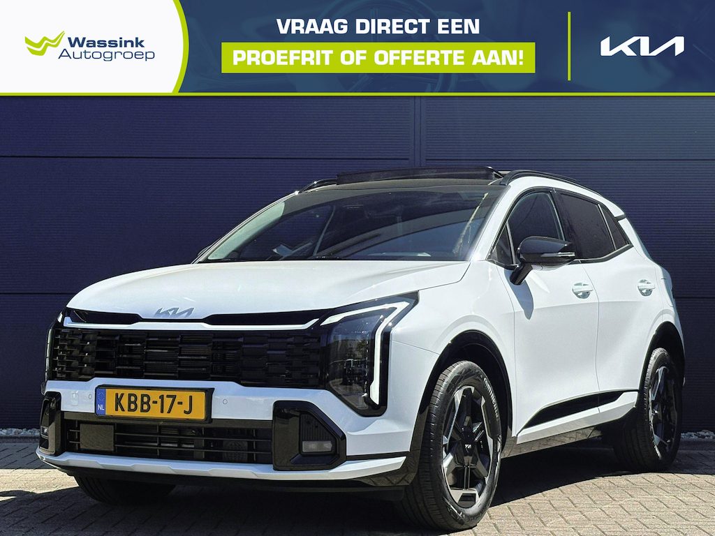 Kia Sportage 1.6 T-GDi Hybrid GT-Line | Schuif-/kanteldak | Stoel Verwarming | Stuur Verwarming | Navigatie | Camera | Adaptive Cruise Control |