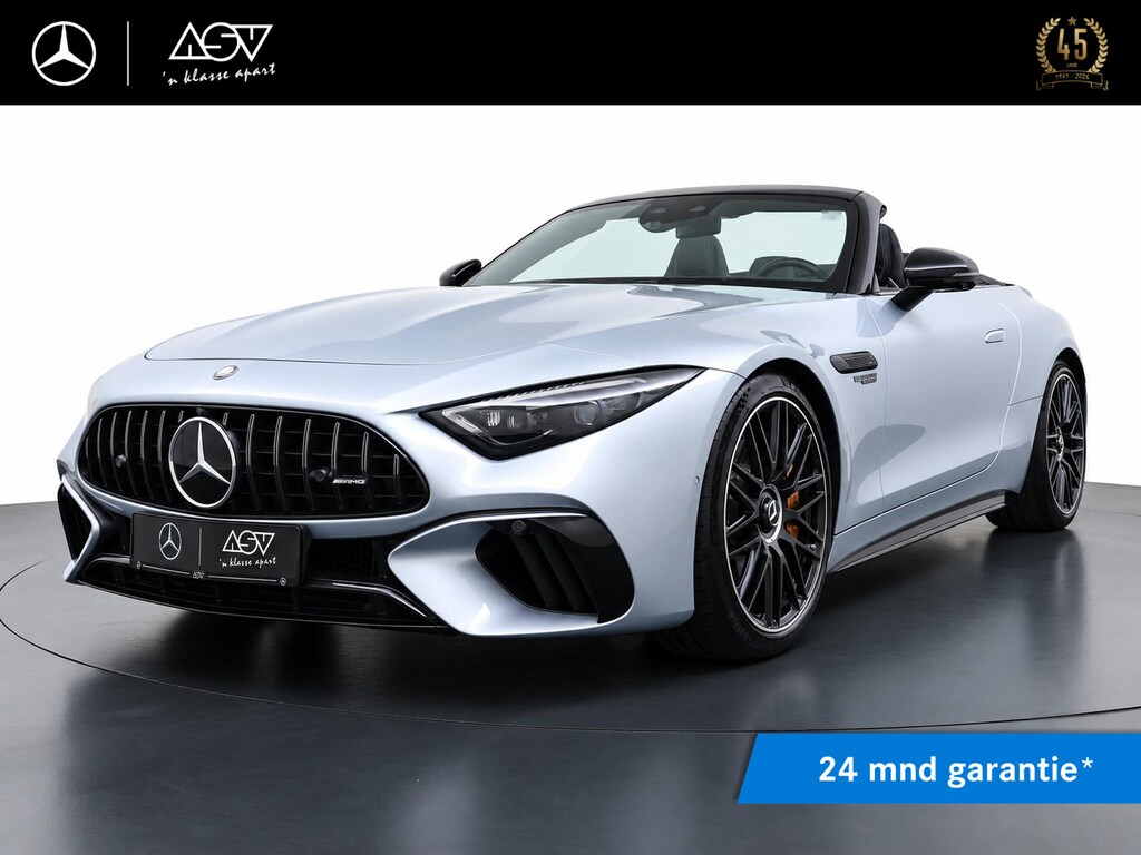 Mercedes-Benz AMG SL Roadster 63 S E Performance Premium Plus | AMG Performance Stoelen | Adaptive Cruise Control & Stuur Assistent | Head-Up Display | Burmester Surround System | AMG High-Performance Ceramic Composite Rem systeem