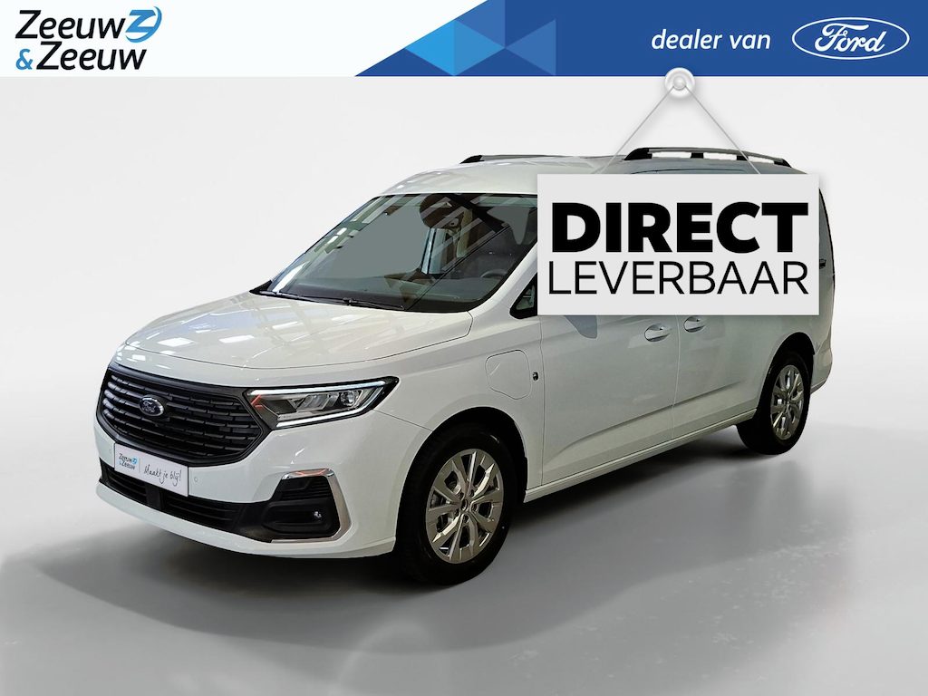 Ford Tourneo Connect CARGO uitvoering 1.5 Titanium PHEV L2 Limited | Toegestaan in ZE zones! | 2 persoons | Direct leverbaar | Trekhaak | Dubbele schuifdeur
