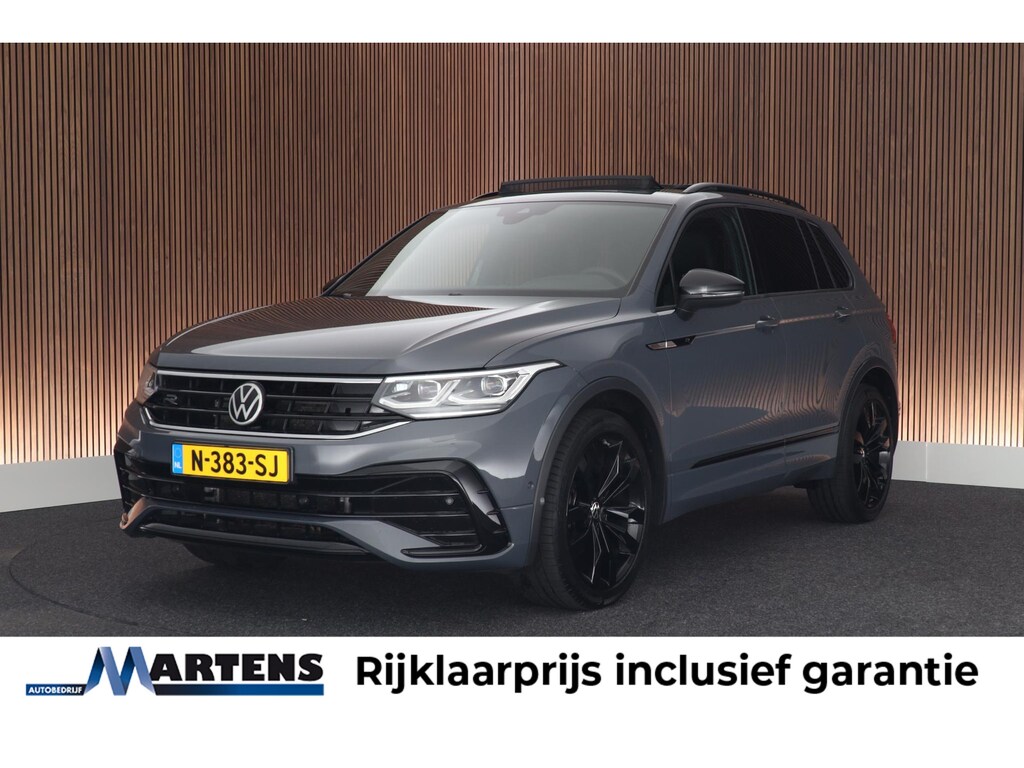 Volkswagen Tiguan 1.5 TSI 150pk DSG R-Line Black Style Trekhaak Camera Leder Memory Standkachel HUD Panoramadak Virtual Cockpit Stoelverwarming Navigatie