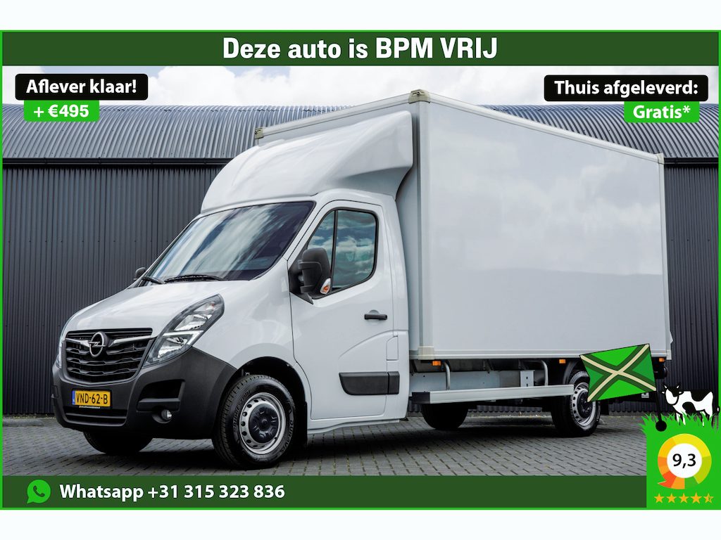Opel Movano **2.3 CDTI BiTurbo | Bakwagen met Laadklep | Euro 6 | 146 PK | Airco | Cruise | Navigatie | MF Stuur**