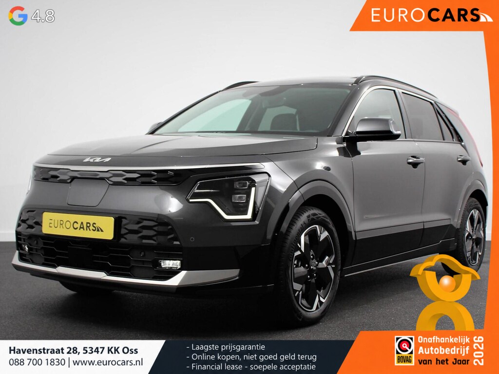 Kia Niro EV DynamicPlusLine 64.8 kWh Nieuw Model!  Navigatie Half Leder Schuif-kantel dak Electrisch bedienbare achterklep DAB Led Camera
