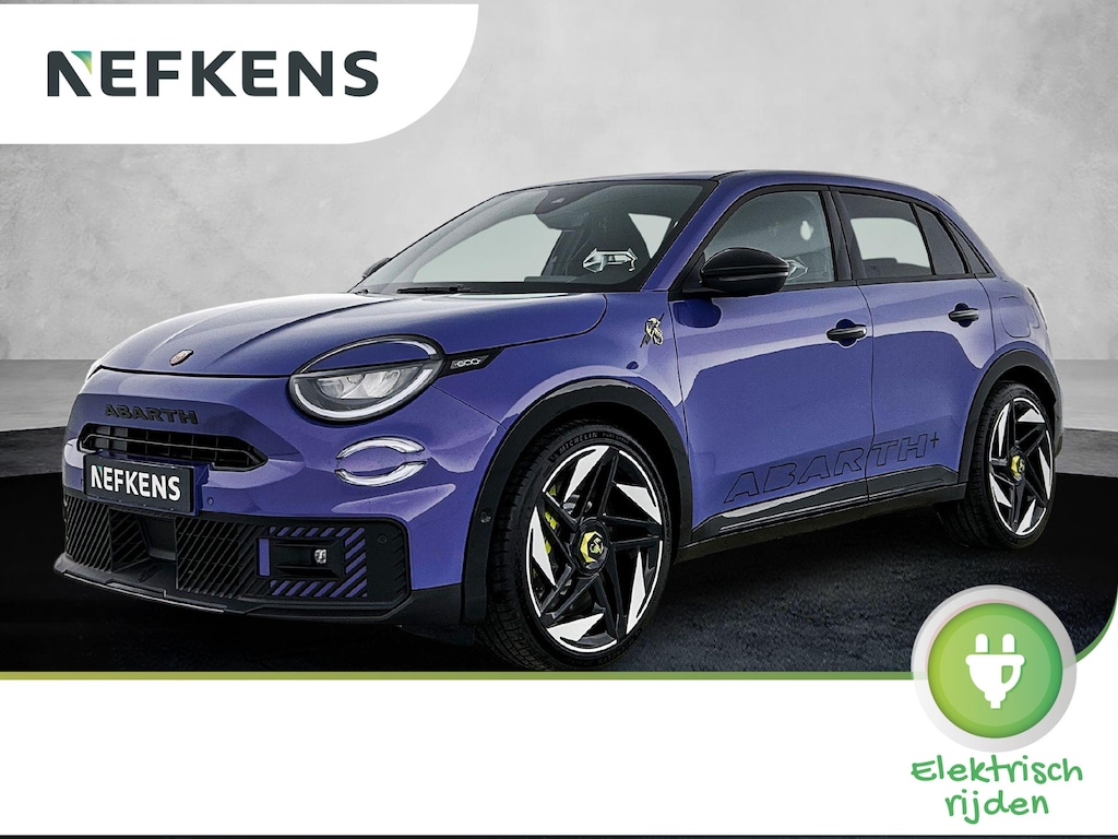 Abarth 600e Scorpionissima 54 kWh | 20 inch velgen | Navigatie | Verwarmde voorstoelen | Apple Carplay/Android Auto