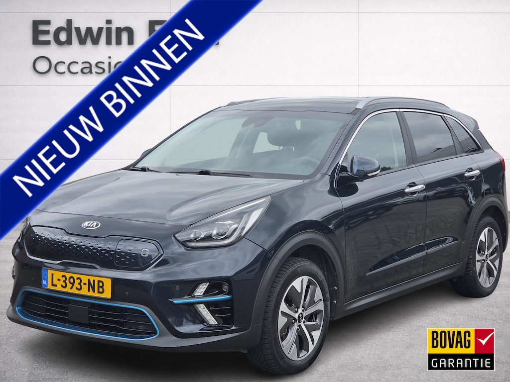 Kia Niro EV e-Niro DynamicPlusLine 64 kWh | SOH 100% | 3 Fase laden | Schuif/kanteldak | Half Leder | Andriod Auto | Apple carplay | Navigatie