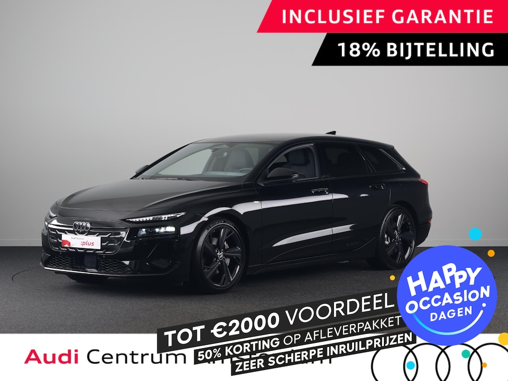 Audi A6 Avant e-tron S edition performance 100 kWh 367pk | SOH 99,3% | Panoramadak | Lederen sportstoelen | Tech pro | Stuur-en stoelverwarming V+A