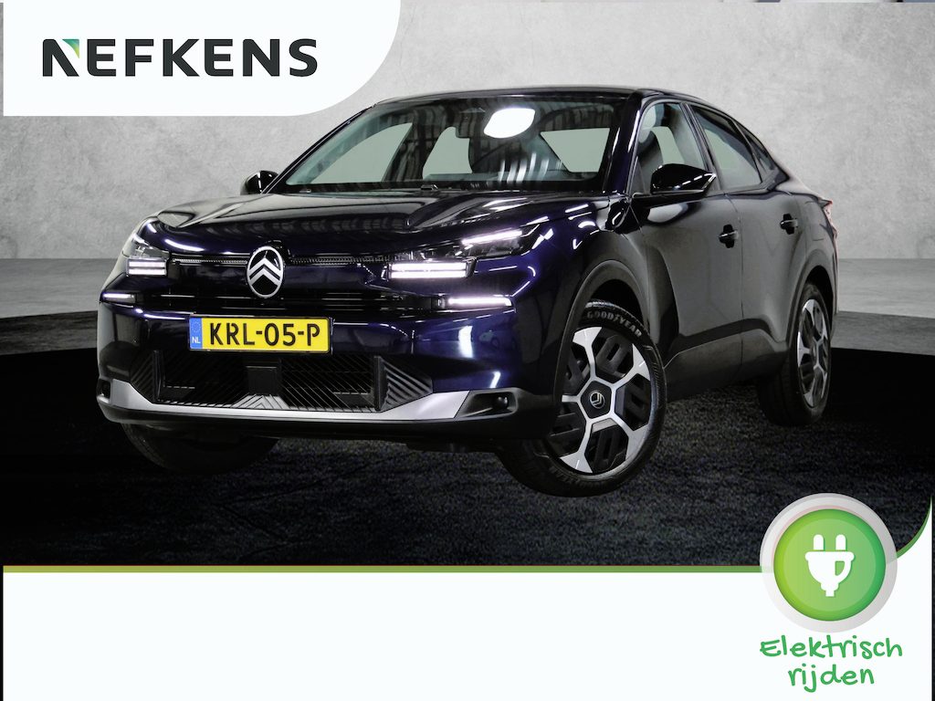 Citroën E-C4X Ë-C4 X Plus 156PK Extended range 54 kWh | 1ste eigenaar | ACCU 97% | Navigatie | Achteruitrijcamera | Climate Control | AppleCarplay/AndroidAuto | Armsteun | Led | Isofix | Parkeersensoren |