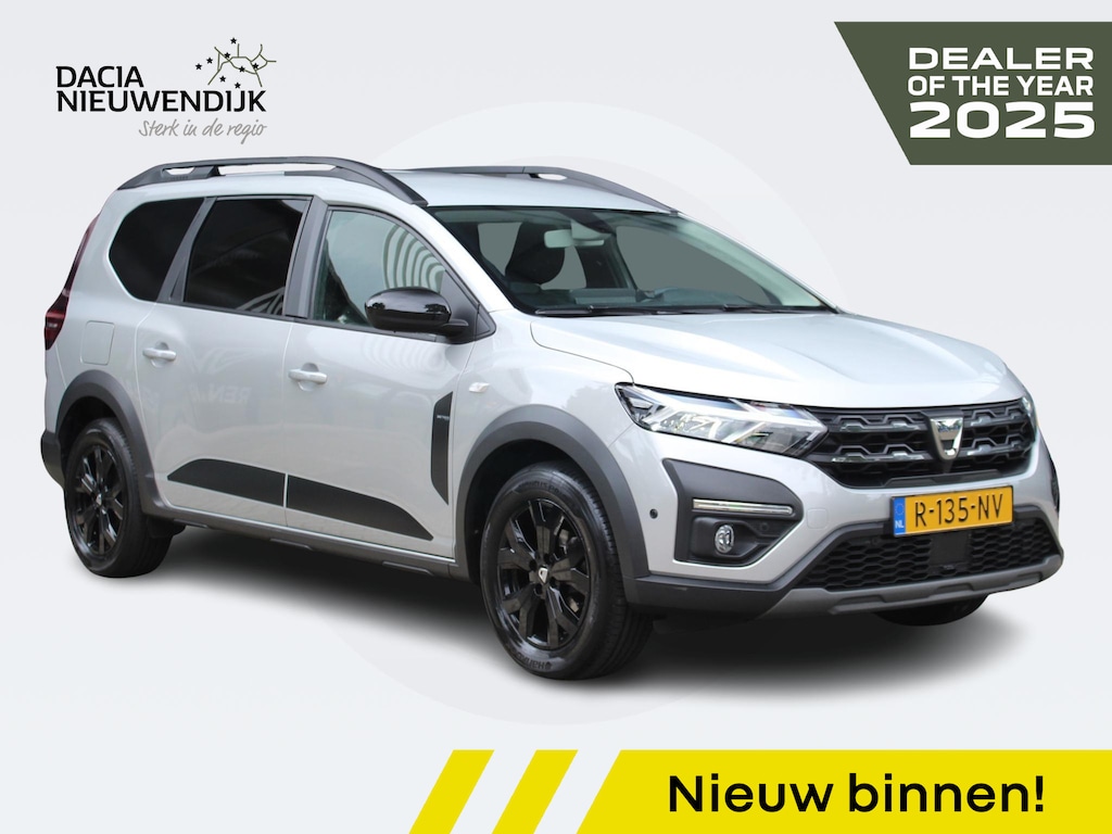Dacia Jogger TCe 100 Bi-Fuel Extreme 5p. / DEALER ONDERHOUDEN / CAMERA / CRUISE / CLIMATE / KEYLESS / PDC A / PRIVACY GLASS / APPLE CARPLAY / ANDROID AUTO / DAB / 16'' LMV