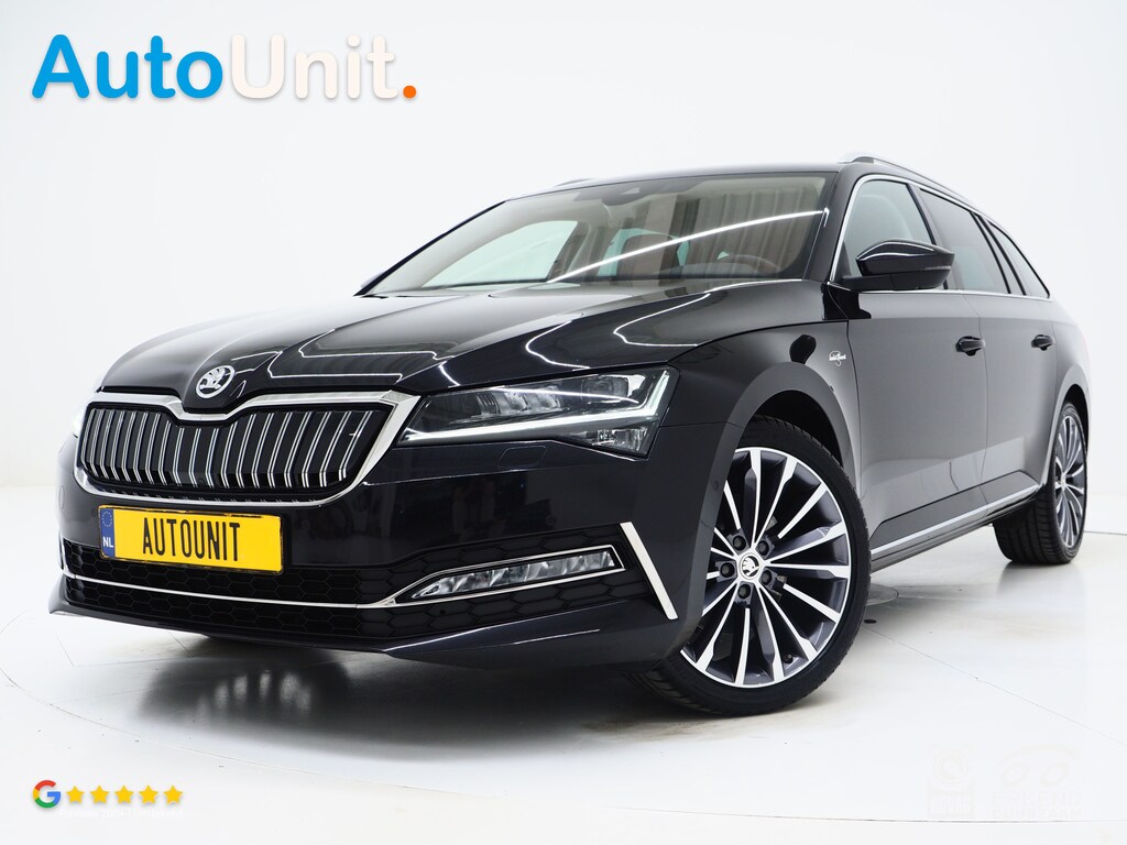 Skoda Superb Combi 1.4 TSI iV Laurin & Klement | Leder | Trekhaak | Stoelventilatie | Massage | Canton | Keyless | Memory | Carplay