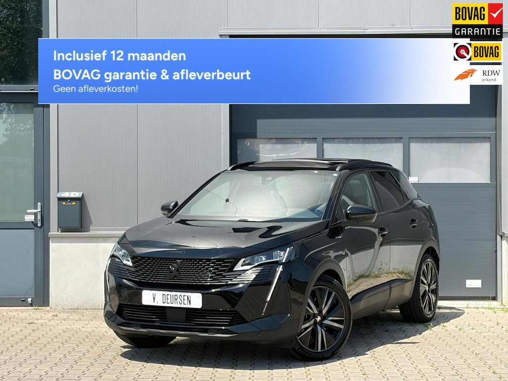 Peugeot 3008 1.6 HYbrid 225 GT|BLACK PACK|PANOROMADAK|FOCAL|ALACANTARA|STOELVERWARMING|