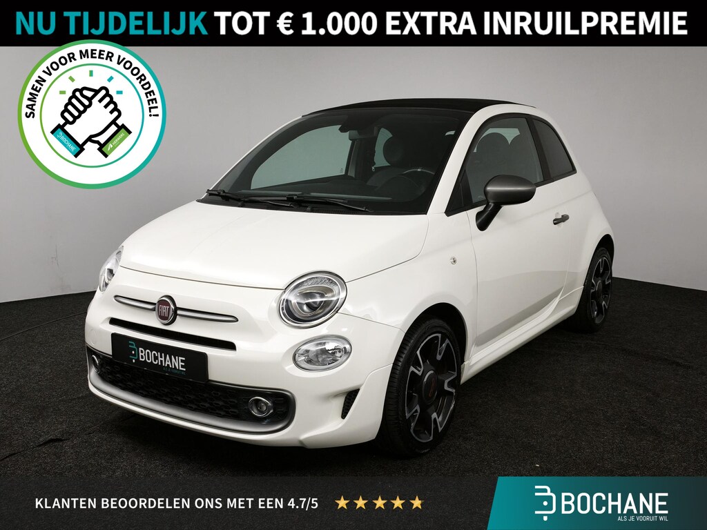 Fiat 500C TwinAir Turbo Sport | Cabrio | Apple Carplay/Android Auto | Parkeersensoren achter |