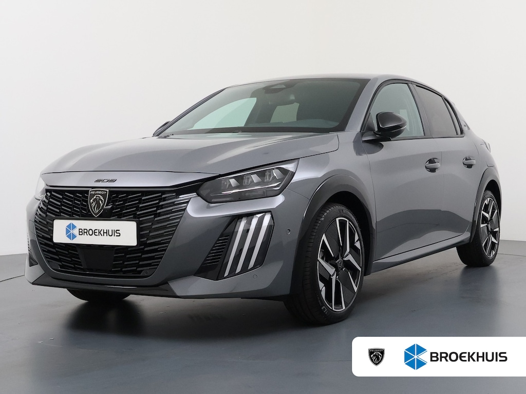Peugeot 208 | Demo Deal | GT, | 17’’ lichtmetalen velgen ‘YANAKA’, afgewerkt in zwart Orbital met glanzende mat, en vier inzetten mat | Automatisch dimmende binnenspiegel | Drive Assist Plus Pack