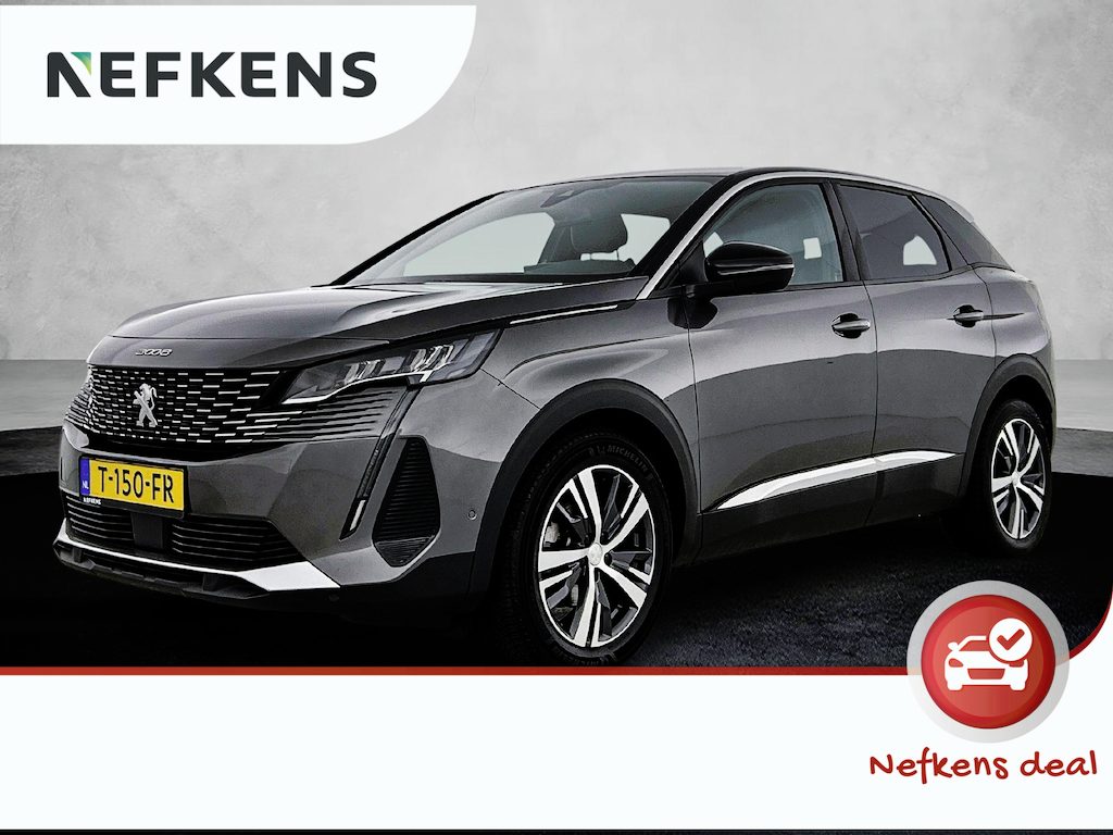 Peugeot 3008 SUV Allure Pack Business 130pk Automaat | Navigatie | Achteruitrijcamera | Handsfree achterklep | Climate Control | Keyless | Parkeersensoren v+a | Cruise Control | Dodehoeksensor | Led koplampen | Apple Carplay / Android Auto | Bluetooth | DAB+ radio | Donker getint glas | Dealeronderhouden | 18" lichtmetalen velgen |