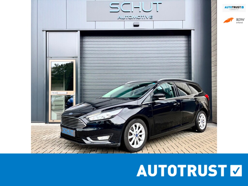 Ford Focus Wagon 125pk Titanium D. RIEM VERV | CLIMA | STOEL + STUURVERWARMING | NAVI | LED | DEALER OH