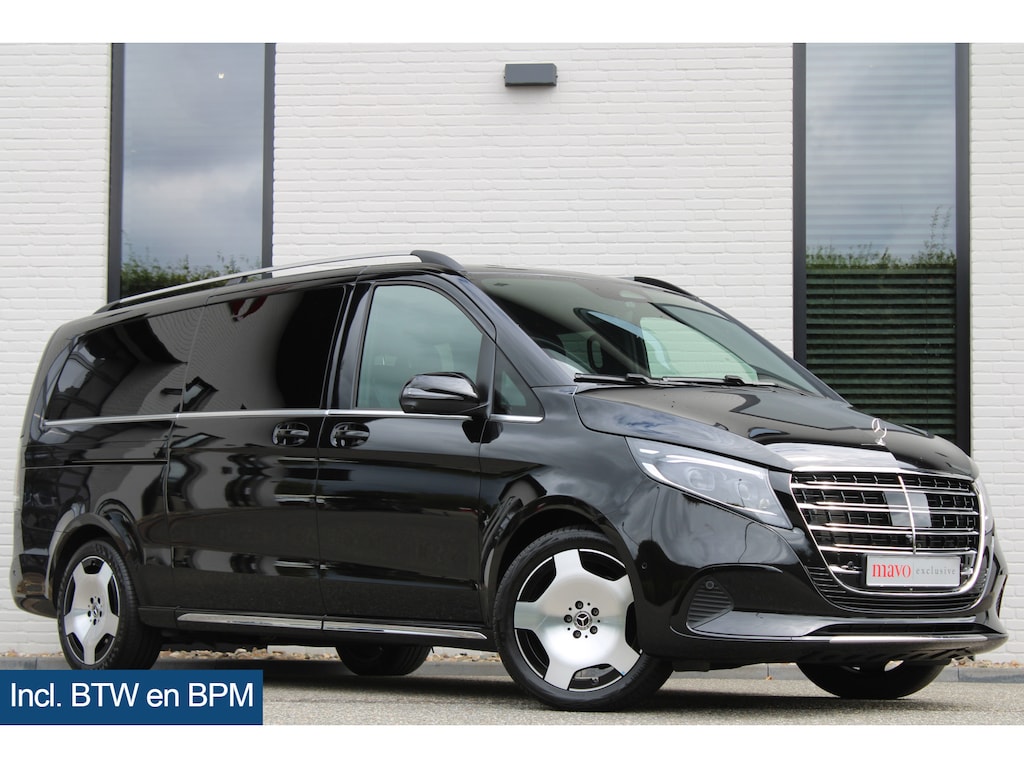 Mercedes-Benz V-klasse 300d / XXL / AMG / Exclusive / 4-Matic / 7-Pers / Luchtv / Elec Stoelen / Burmester / NIEUWSTAAT
