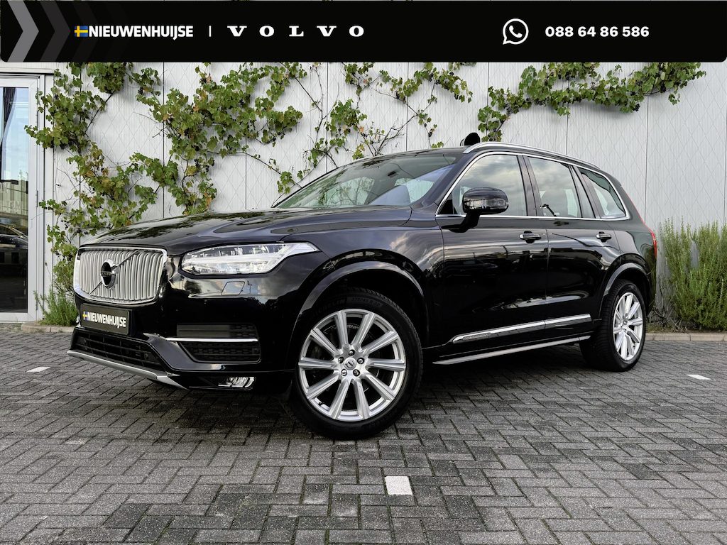 Volvo XC90 2.0 T5 AWD Inscription | Adaptieve Cruise Control | Head Up | Schuif -/ Kanteldak | Trekhaak | Stoelverwarming + Ventilatie | Stuurverwarming | Massage | Keyless | Memory |