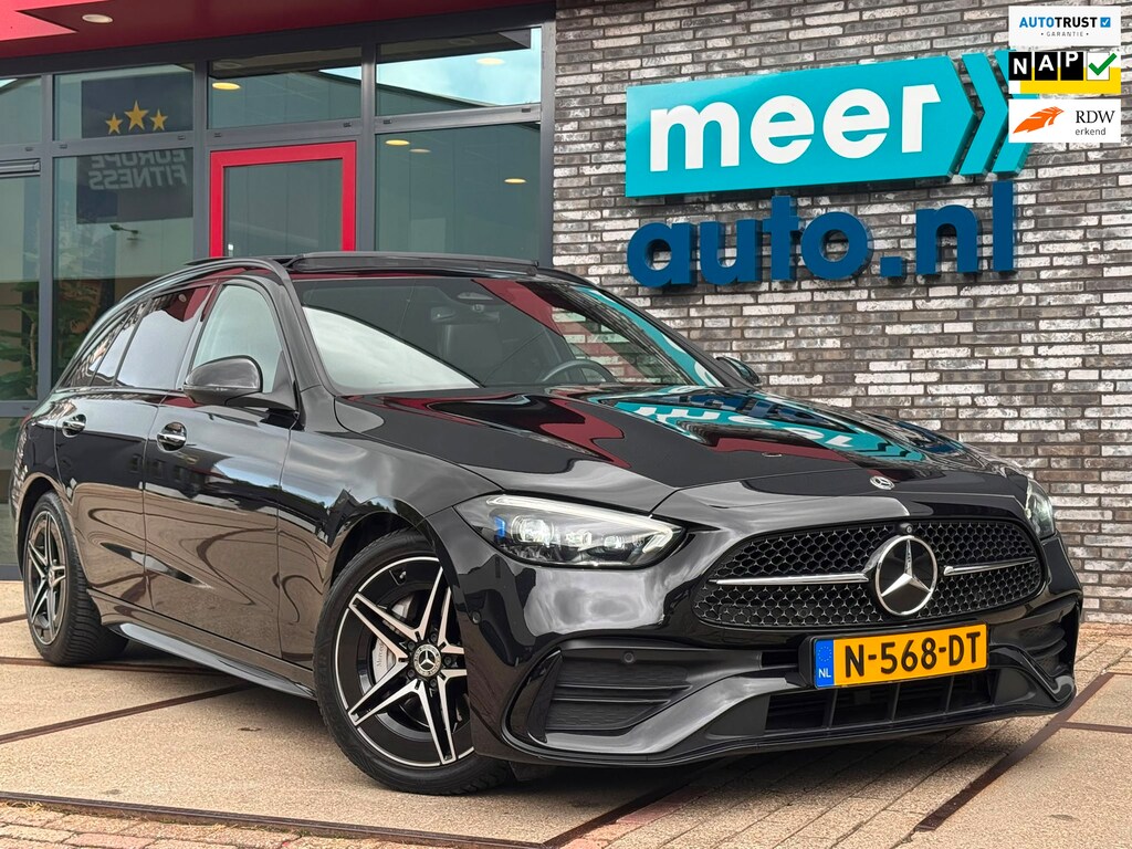 Mercedes-Benz C-klasse Estate 200 Launch Ed. AMG PANO l HUD l BURMESTER l 360 l KEYLESS l MATRIX l EL-STOEL l SFEER l NIGHT l NAP