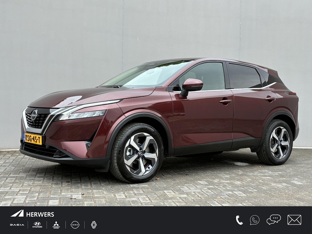 Nissan Qashqai 1.5 e-Power N-Connecta / Fabrieksgarantie t/m 04-2027 / Dealer onderhouden / Navigatie / 360 Camera / Dodehoek Detectie / Apple Carplay/Android Auto / Adaptieve Cruise / Clima / DAB /