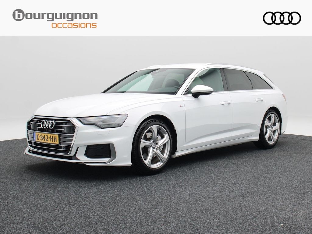 Audi A6 Avant 45 TFSi 245 Pk Automaat S-Line | Adaptive Cruise | Camera | Trekhaak | Valcona Leder | 19 Inch | Navigatie