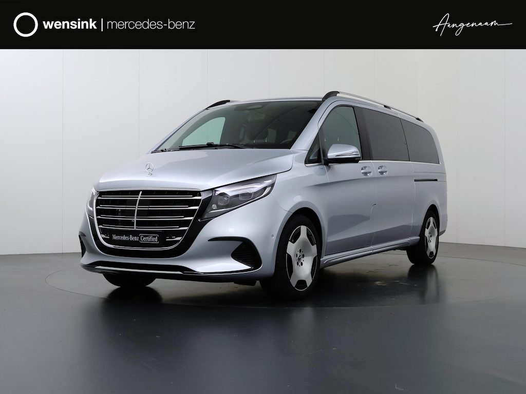 Mercedes-Benz V-klasse 300 L3 Exclusive | Benzine | AIRMATIC | Stoelventilatie | Burmester | Guard 360 Alarm Klasse 3 | Rij-assistentie pakket PLUS | BPM €60.870,- | Stuurwiel Verwarmd | MultiBeam LED | Widescreen | Sfeerverlichting | Klaptafels | Elektrische Schuifdeuren |