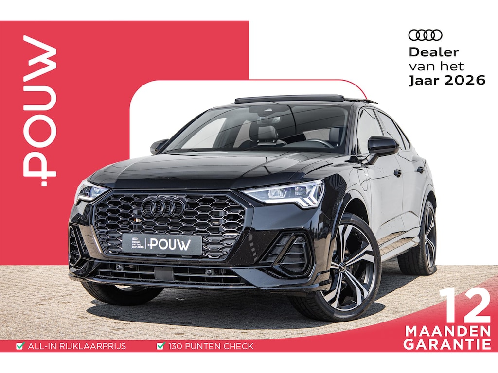 Audi Q3 Sportback 45 TFSIe 245pk S Edition | SoH 96% | Panoramadak | Sonos | Stoelverwarming | Keyless | 20" LMV