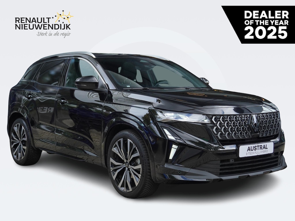 Renault Austral 1.3 mild hybrid 150 techno AUTOMAAT / 7.000KM / PANO / NAVI / CAMERA / PDC 360 / ADAPT. CRUISE / BLINDSPOT / STOELV. / STUURV. / VOORRUITV. / KEYLESS / CLIMATE / APPLE CARPLAY / 20'' LMV ALL-SEASON