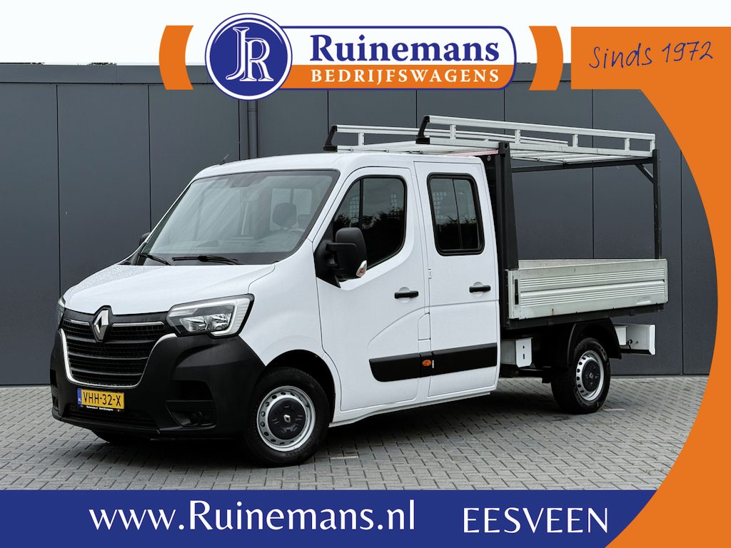 Renault Master 2.3 dCi 135 PK / PICK UP / 27.239 KM! / 7-PERS DUBBELE CABINE / IMPERIAAL / 2.5 TONS TREKHAAK / AIRCO / CRUISE
