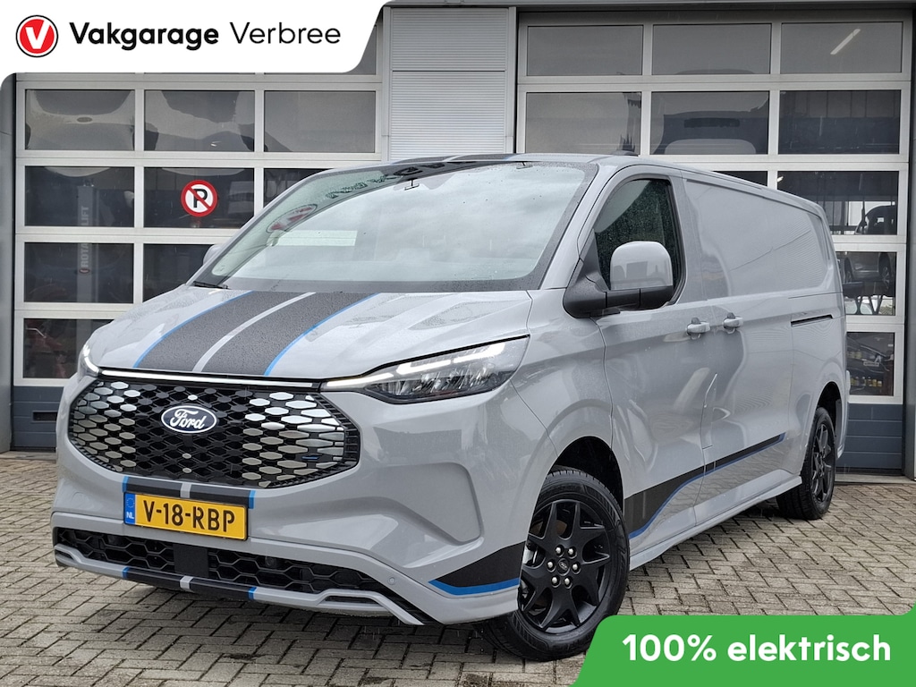 Ford E-Transit Cust. 340 L2H1 Sport 71 kWh | Android/Apple Carplay | LMV 17" | Voorstoelen/Voorruit Verwarmd | Achteruitrijcamera | PDC Voor en Achter | Cruise Control | Airco |