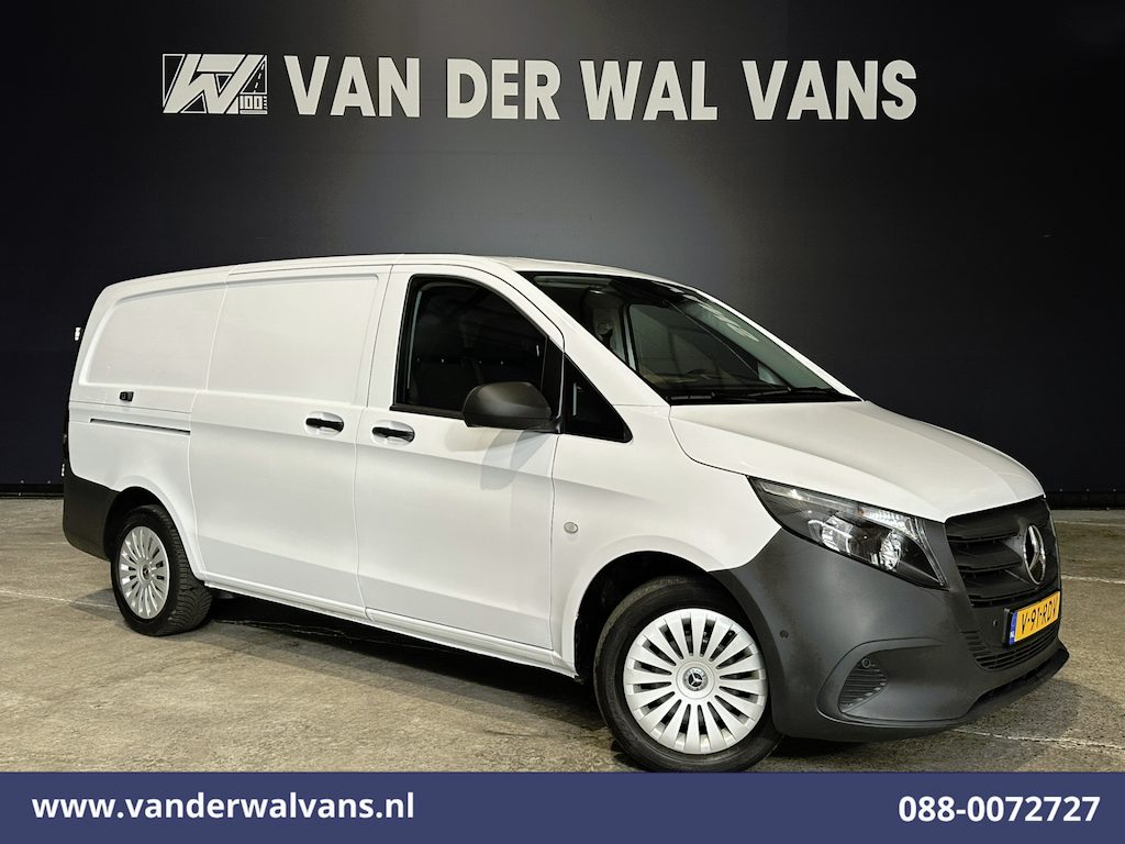 Mercedes-Benz Vito 116 CDI 164pk L2H1 2025 Model Euro6 Airco | Camera | XXL MBUX | Navigatie | Cruisecontrol | Stoelverwarming Parkeersensoren, Bijrijdersbank