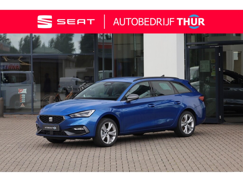 SEAT Leon Sportstourer 1.5 TSI e-Hybrid FR Business 204PK / 150kW DSG, LED Matrix koplampen, dodehoekdetectie (Side Assist), achteruitrijcamera (Rear View), Technology Pack (keyless entry, verwarmbare voorstoelen, draadloze telefoonlader, elektrische achterklep met sensorsturing), elektrisch verstel-, verwarm- & inklapbare buitenspiegels, adaptieve cruise control (ACC), parkeersensoren voor en achter (PDC), 17" 'Dynamic' LMV etc, Apple Carplay & Android Auto, navigatie, verwarmbaar multifunctioneel lederen stuurwiel, DAB+ etc.