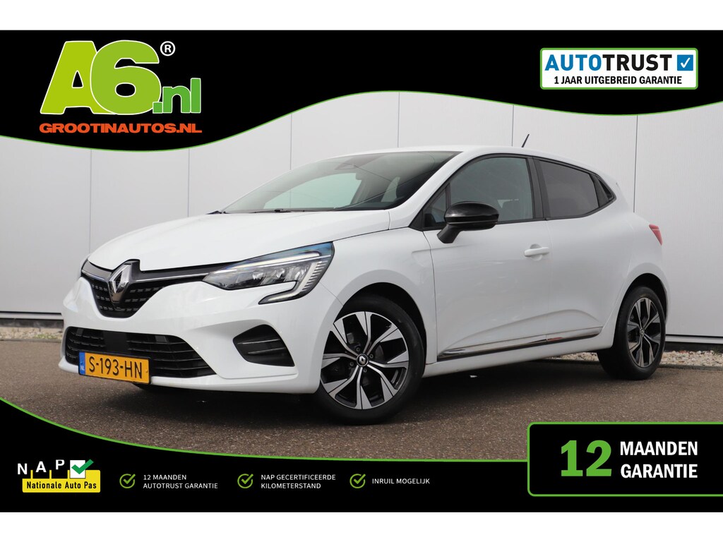 Renault Clio 1.0 TCe 90 Evolution 16 inch LMV Donkere Ramen Navigatie Carplay Rijstrooksensor Parkeersensor