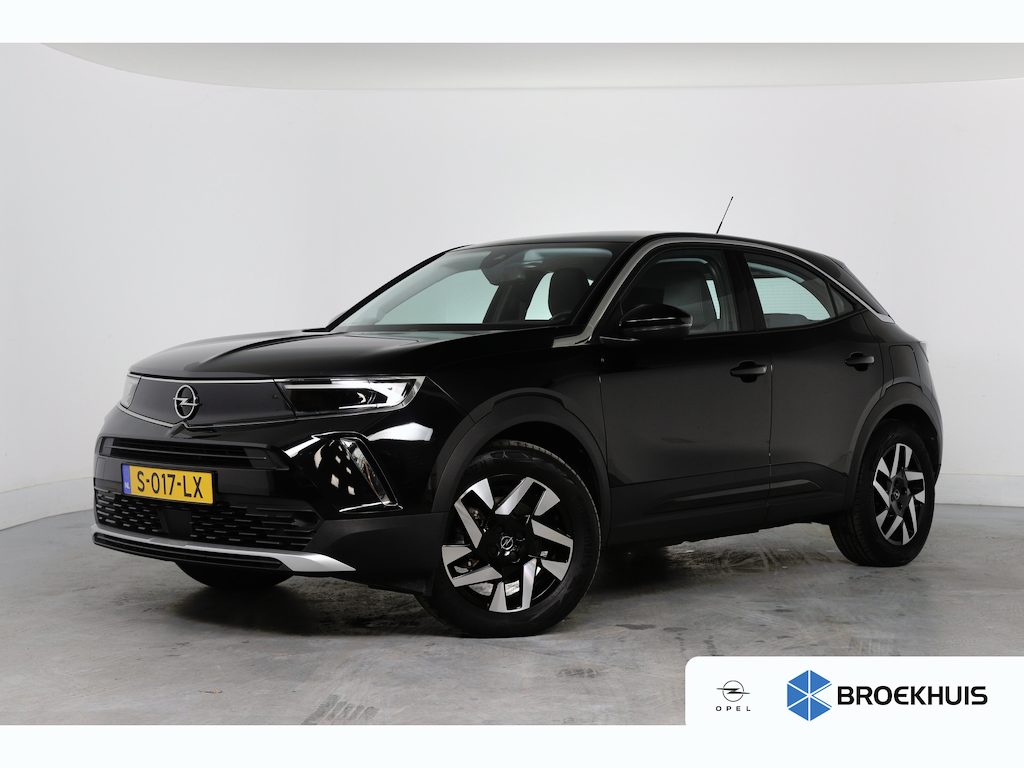 Opel Mokka-e Electric Elegance 50 kWh 3 Fase | SOH 100% | Dealer Onderhouden! | LED | Navi By App | Camera | Clima | Warmtepomp | Parkeersensoren | Keyless | DAB | Lichtmetalen Velgen