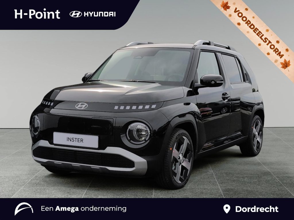 Hyundai Inster Pulse Advanced 42kWh 97pk | UIT VOORRAAD LEVERBAAR | SCHUIF/KANTELDAK | CAMERA | STOEL + STUURVERW. | APPLE CARPLAY / ANDROID AUTO |
