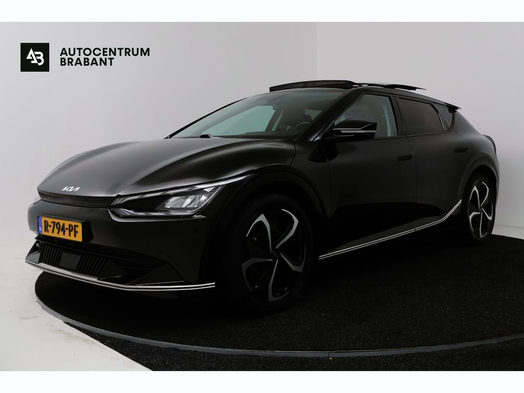 Kia EV6 Plus Advanced 77.4 kWh SOH 100% (PANORAMADAK, STUUR-/STOELVERWARMING, SFEERVERLICHTING, MERIDIAN, EIGENAAR, MEMORY, AUTOPILOT)
