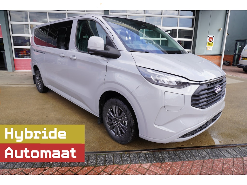 Ford Transit Custom 340L 2.5 PHEV 233PK L2H1 Limited 9 Persoons Automaat nr. V182 | Hybride |Schuifdeur L+R | Airco | Adap. Cruise | Navigatie | 360 Camera |