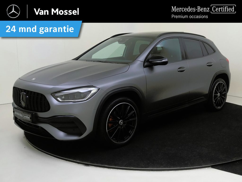 Mercedes-Benz GLA 250 e AMG Line MANUFAKTUR Berggrijs magno /Panoramadak /20 Inch /Night-pakket